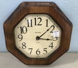 Verichron Octogen Wood Wall Clock