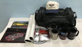 Corvette Bag, Mugs, Clocks, Posters, Round Metal Plaque