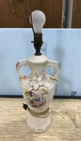 Hand Painted Porcelain Vase Lamp