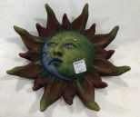 Decorative Hand Made Pottery Sun