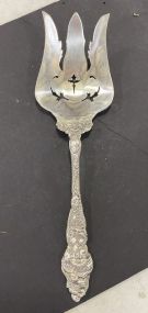 Reed & Barton Sterling Silver Large Salad Serving Fork