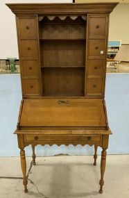 Maddox Maple Secretary Bookcase