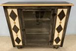Modern Factory Painted Display Cabinet