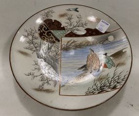 Hand Painted Porcelain Oriental Plate