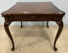 Vintage Queen Anne Cherry Game Table