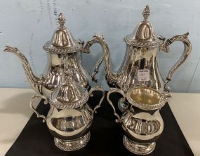 Wallace Castledon Silver Plate Hollowware Tea Set