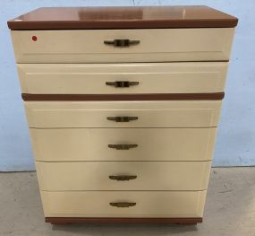 1950's Mid Century Painted Chest of Drawers