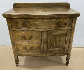 Antique Painted Distressed Vanity