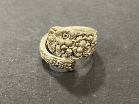 Stieff Sterling Spoon Repousse Ring