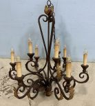 Currey & Co. Iron Chandelier