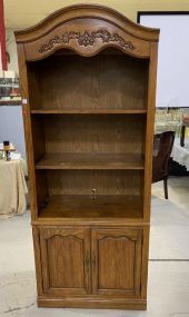 Thomasville Oak Finish Bookcase