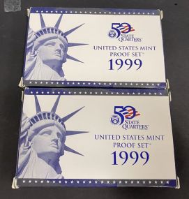 Two United States Mint Proof Set 1999