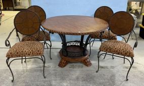 Round Pedestal Dining Table