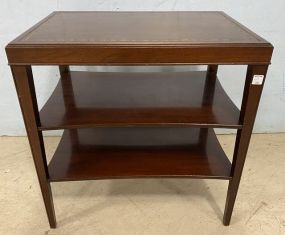 Vintage Mahogany Two Tier Table