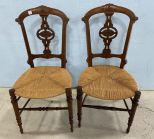 Pair of Victorian Style Side Chairs