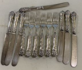 Wm Rogers Silver Plate Forks and Knives