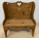 Primitive Style Replica Sitting Bench