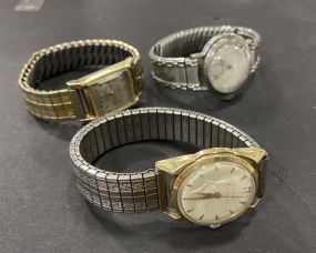 Three Vintage Men's Watches