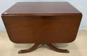 Mahogany Duncan Phyfe Drop Leaf Dining Table