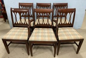 Six Mahogany Duncan Phyfe Dining Chairs