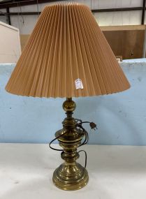 Vintage Brass Column Lamp