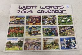 Wyatt Waters 2009 Calendar Signed