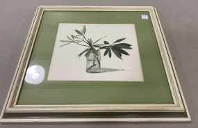 Watercolor of Still Life Plant by Handell