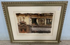 La Boulangerie Framed Print Signed