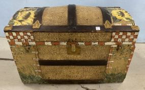 Hand Painted Traveling Trunk