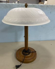 Frosted Glass Shade Desk Lamp