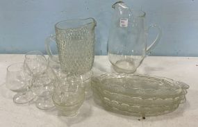 Group of Clear Glassware