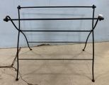 Wrought Iron Fold Out Quilt Rack