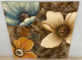 Flower Giclee Panel Artwork