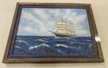 Vintage Ship Painting