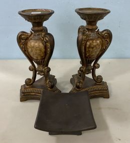 Decorative Antique Style Candle Holders