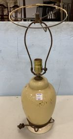 Vintage Glass Vase Lamp