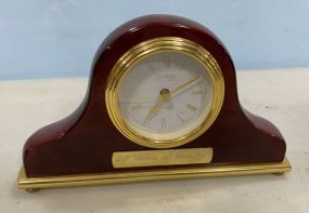 Danbury Small 27 years of Service Mantle Clock