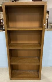 Large Pressed Wood Bookcase