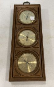 Vintage Plastic Framed Barometer