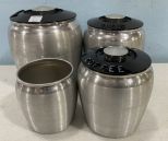 Vintage Metal Spice Cannisters