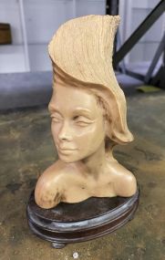 Vintage Art Deco Lady Statue