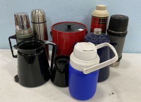 Group of Vintage Thermos