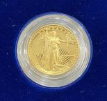 1988 American Eagle One-Quarter Ounce Ten Dollar Gold Coin