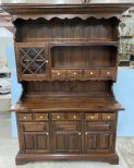 Ethan Allen Pine Farm House China Hutch