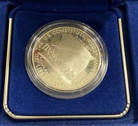 U.S. Constitution 200th Anniversary Silver Proof Coin 1787-1987 We the People