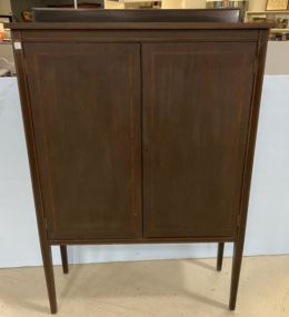 Antique Federal Style Two Door Cabinet