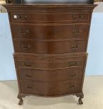 Vintage Mahogany Chest on Chest