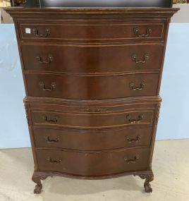 Vintage Mahogany Chest on Chest