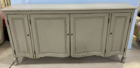 Painted French Style Credenza