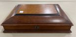 Antique Walnut Empire Style Flatware Chest